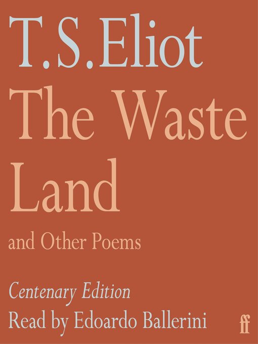 Title details for The Waste Land and Other Poems by T. S. Eliot - Available